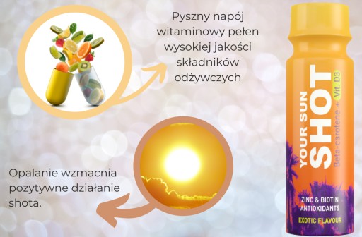 Váš Sun Shot Vit. D3 Nápoje na opaľovanie 80ml
