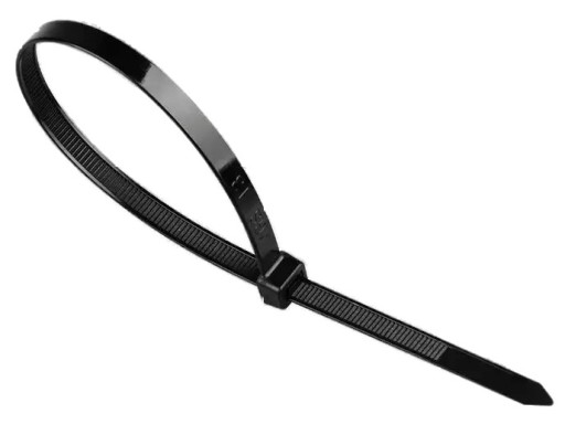Veľmi pevné zipsové sťahovacie pásky 4x200mm Sada 100 ks.