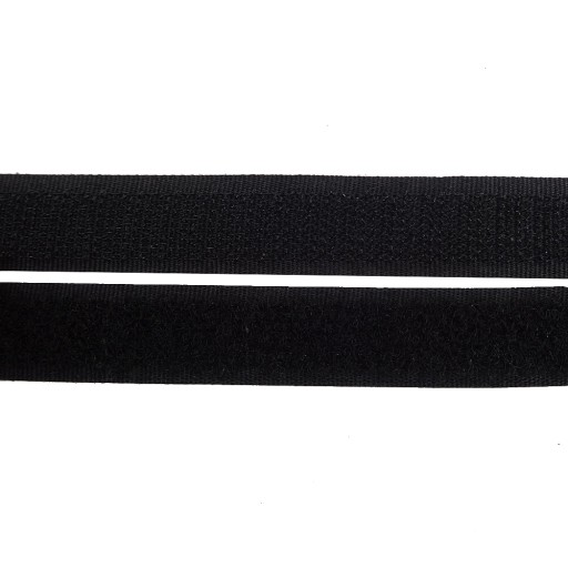 VELCRO PÁSKA 1,6cm ČIERNA SADA cena za 1m 18251