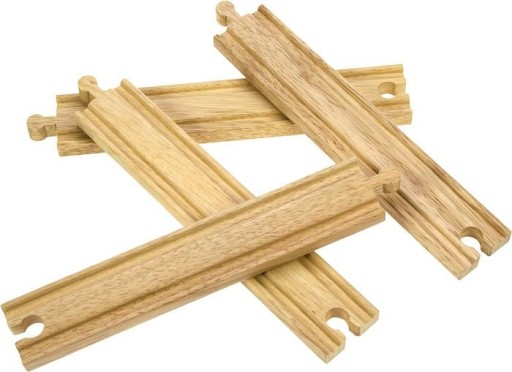 Sada dlhých drevených dráh 4 kusy od Bigjigs Toys