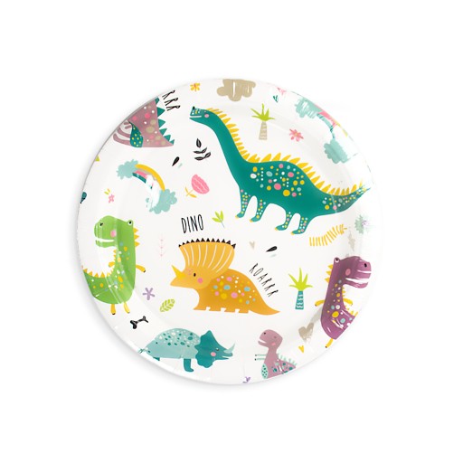 NARODENINOVÉ PAPIEROVÉ POHÁRKY DINOSAURS, 6 KS