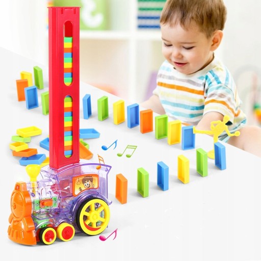 RADY LOKOMOTÍV VLAKOV SLEDUJÚCE DOMINO BLOKY