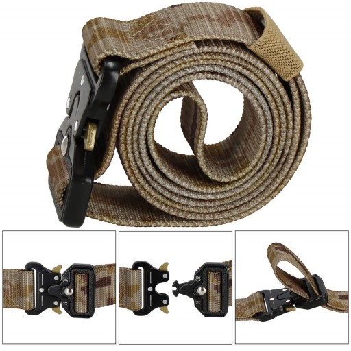 VOJENSKÝ TAKTICKÝ OPASOK na nohavice SURVIVAL vojenský opasok QR BUCKLE silná
