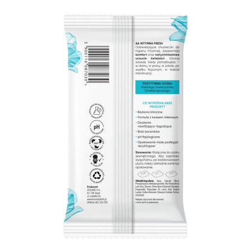 AA Intymna Fresh utierky na intímnu hygienu 15