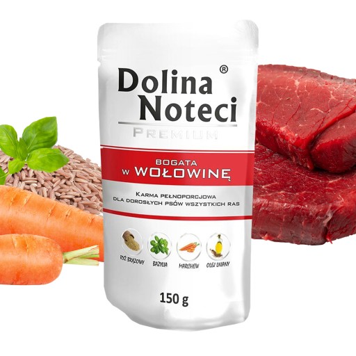DOLINA NOTECI MOKRÉ KRMIVO PRE PSA HOVÄDZIE