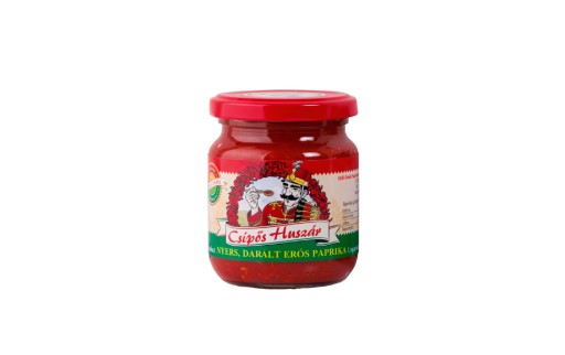 MAĎARSKO Dóza na štipľavú papriku 210g Csipos Huszar Chili-Trade
