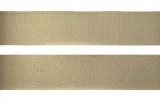 VELCRO 3cm Obojstranná páska na suchý zips 30mm - 1m Béžová