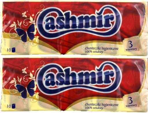 Kašmírové vreckovky 100 obrúskov x2