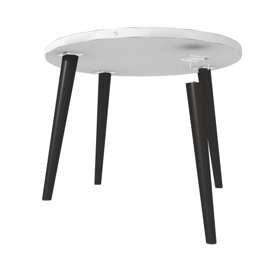 Noha 35cm drevená noha, čierny buk, skosená sada