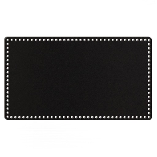 čierny základný košík dno 31x55cm HDF obdĺžnik