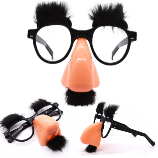 MASKOVÉ OKULIARE NOS FÚZY HALLOWEEN JEDNORÁZOVÝ PROFESOR LEKÁR