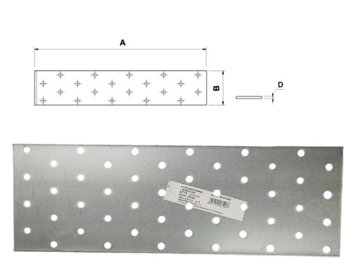 Plochý konektor LP-19 rozmery 80x240mm Skrutkovací-kov