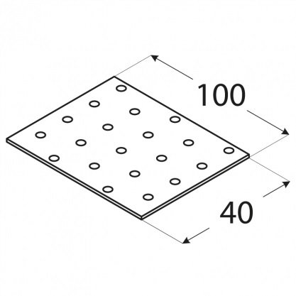 PLOCHÝ KONEKTOR 40X100X2,0 LP-02/4402/