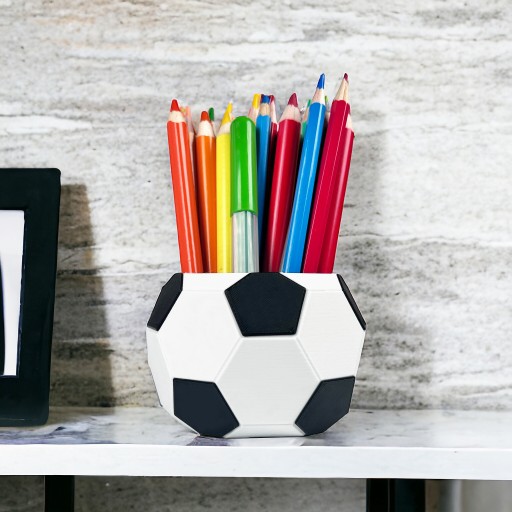 Organizér na stôl pastelky peračník darček k narodeninám FUTBALOVÝ darček