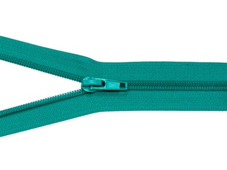 Zips 30cm Tyrkysová 5ks MIKINA Zips