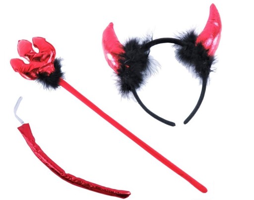 ČELENKA V KOSTÝME HALLOWEEN DEVILA