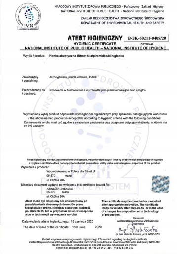 3D nástenné dekorácie PANEL REDUKCIA HLUKU žltá štvorcová hubka trojuholník