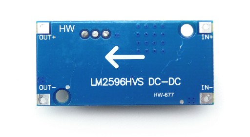 Znižovací menič LM2596HVS DC 4,5 na 53V 3A