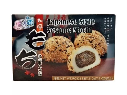 Mochi, ryžové koláčiky so sezamom 210g