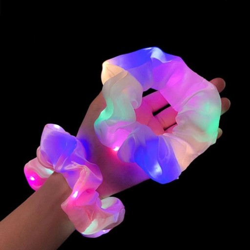 ŽIARIVÝ MATERIÁL LED GUMA NA VLASY_8 farieb