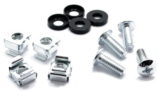 SKRUTKY DO REGÁLOVÝCH SKRINÍK M6 SET X4 MONTÁŽNE SKRUTKY