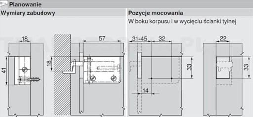 BLUM PRÍvesok ĽAVÁ/PRAVÁ SADA HNEDÁ 48N0510 130KG