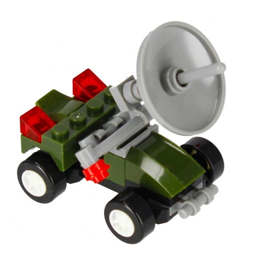 STAVEBNÉ BLOKY pre DETI 6 ročné 31 prvkov MILITARIA mix alleBLOX