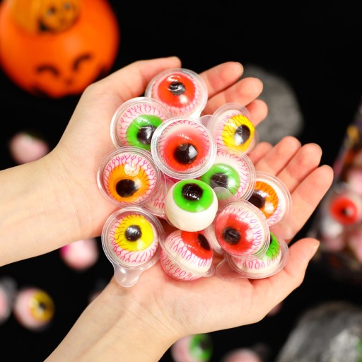 Trolls Foam Jelly Eyes HALLOWEEN z Nemecka, balenie 6 ks DE