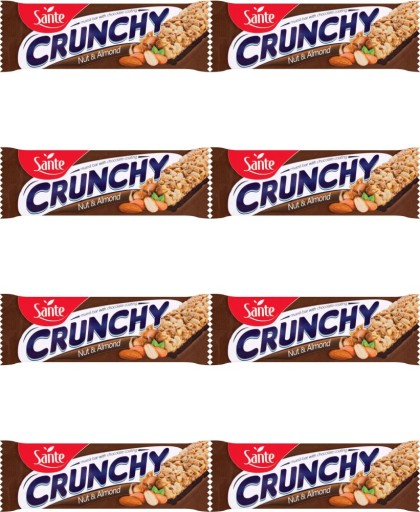 Orieškovo-mandľová tyčinka Sante 40g x8