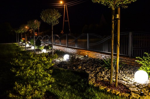 Garden Lamp LED SOLAR guľové solárne záhradné svietidlá biele 10 CM do záhrady
