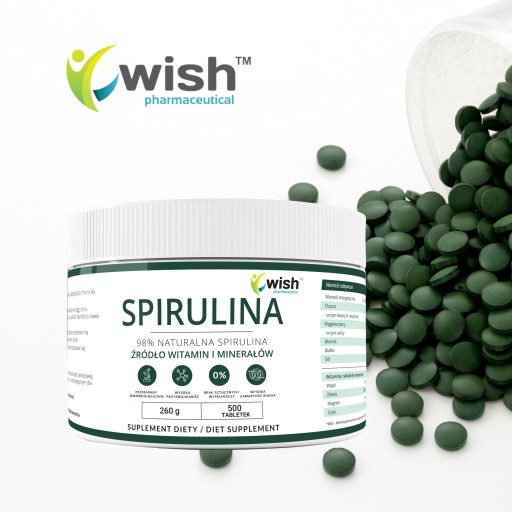 SPIRULINA ALGAE ANEMIA IMMUNITY tablety 500 kusov