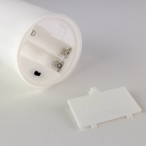 BIELA LED VLOŽKA SVIEČKY NA NAPÁJANIE AKUMULÁTOROU PRE EFEKT PLAMEŇA SVIEČKY