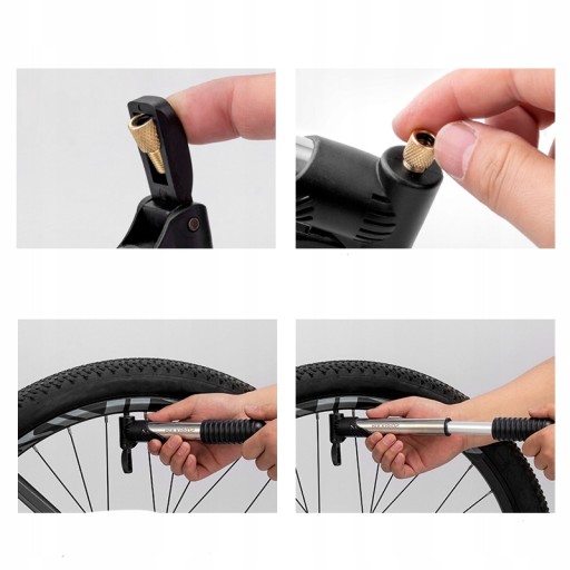 SILNÁ MINI TELESKOPICKÁ PUMPA NA BICYKEL NA RÁM