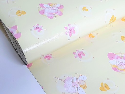 45cm Ozdobná detská dyha VÍLA žltá