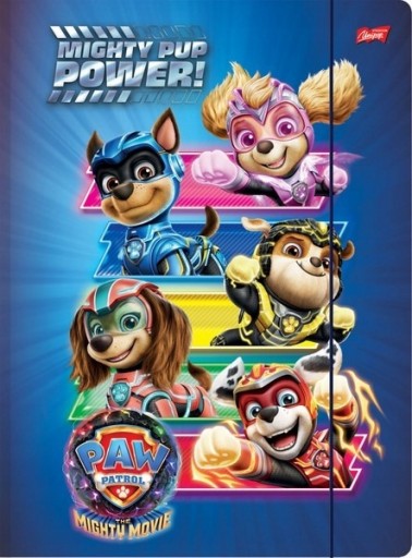 A4 zakladač s gumičkou PAW PATROL - 300g/m2 Bambino