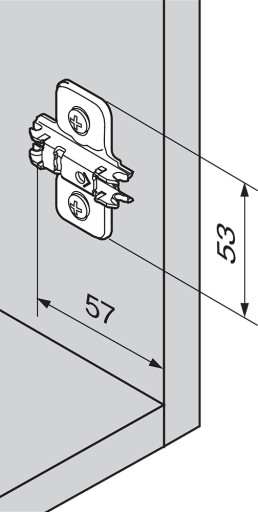 BLUM KLIP VODIČ PRE PÁNT 174E6130