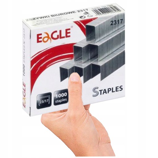 KANCELÁRSKE ZOŠÍVAčky EAGLE DO ZOŠÍVAČKY PAPIERA