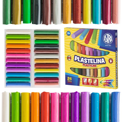 Plastelína Astra 24 farieb, 303110001