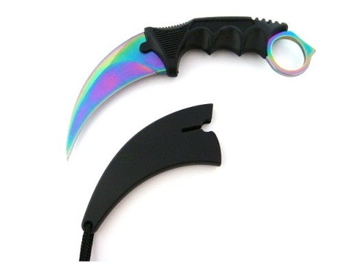 INDONESIA KARAMBIT Nôž RAINBOW CAW CSGO 19 cm