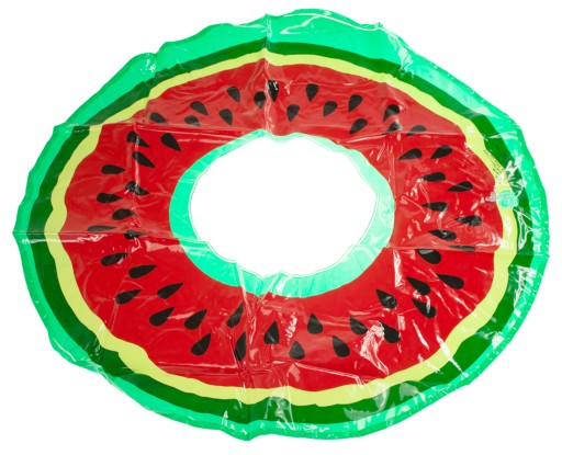 KRUHOVÝ MELÓN NAFUKOVACÍ MATRAC DO VODY NA KÚPANIE 60CM NA PLÁŽ, BAZÉNOVÝ KRUH