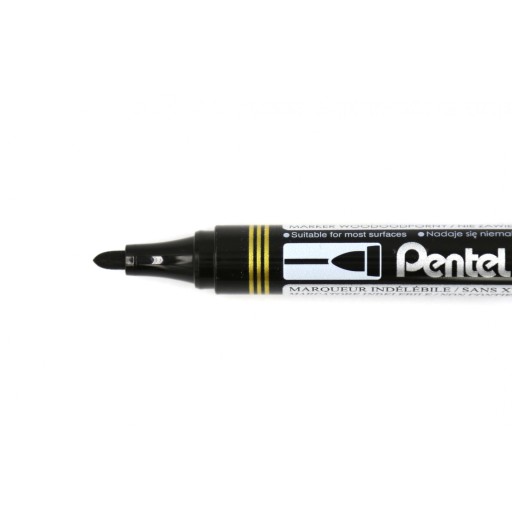 Permanentný popisovač PENTEL N850, okrúhly, ČIERNA