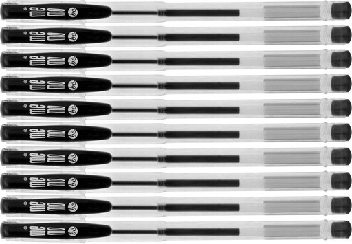 MemoBe gélové pero 0,7 mm čierne x5