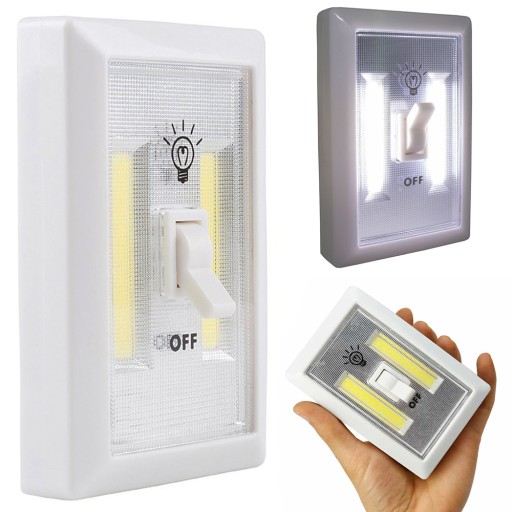Bezdrôtová LED COB lampa s magnetickým spínačom