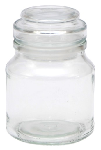 SKLENENÁ DÓZA NA SÓJOVÉ SVIEČKY 205 ml