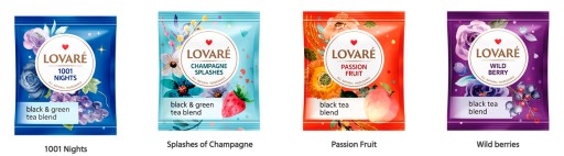 LOVARE Black Tea Set 4 príchutí 32 obálok