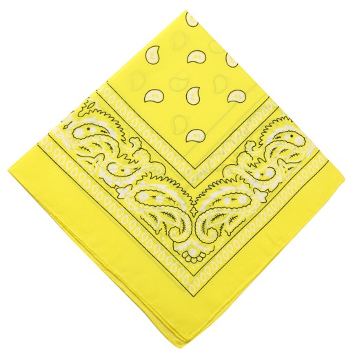 BANDAM BANDANA WRAP BANDAMA ŽLTÁ