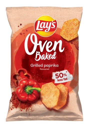 LAY'S ROUPE BEDED Pečené chipsy s príchuťou Grilled Pepper 110G