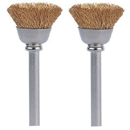 Dremel 536 mosadzná kefa 13 mm 2 ks.