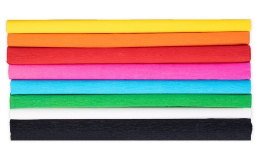 CRIPPED hodvábny papier 8 farieb Happy Color