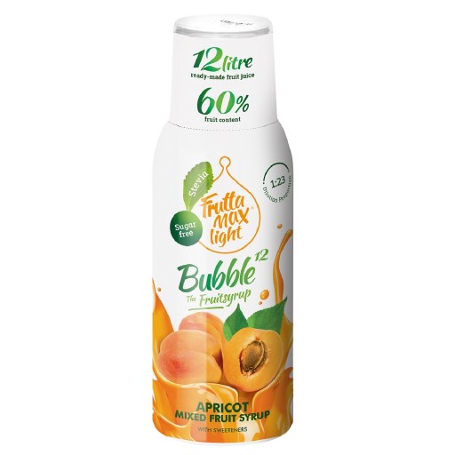 Sirup na sódu FruttaMax Marhuľový ľahký karbonizátor 500 ml na 12 l